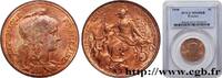 FRANCE 5 centimes Daniel-Dupuis III REPUBLIC 1900 (25mm, 5g, 6h) -