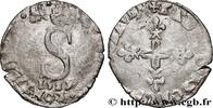 FRANCE Double sol parisis ou six blancs COMTAT-VENAISSIN - AVIGNON - SIXTUS V (Felice Peretti di Grottammare) Avignon 1589 (26mm, 3,54g, 12h) -