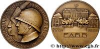 FRANCE Médaille, Fédération des Anciens de la Rhénanie et TROISIÈME RÉPUBLIQUE (1930) (58,5mm, 89,44g, 12h) -