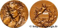 FRANCE Médaille, Orphée - Joueur de lyre MUSIQUE, ARTS ET CONCERTS Monnaie de Paris (1899) (36mm, 23,43g, 12h) -