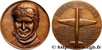 FRANCE Médaille, Hélène Boucher AÉRONAUTIQUE - AVIATION : AVIATEURS & AVIONS Monnaie de Paris 1977 (72,5mm, 252,95g, 12h) -