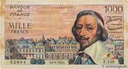FRANCE 1000 Francs RICHELIEU FRANCE 1000 Francs RICHELIEU 1955 F -