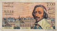 FRANCE 1000 Francs RICHELIEU FRANCE 1000 Francs RICHELIEU 1955 F -