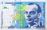 FRANCE 50 Francs SAINT-EXUPÉRY FRANCE 50 Francs SAINT-EXUPÉRY 1992 UNC- -