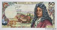 FRANCE 50 Francs RACINE FRANCE 50 Francs RACINE 1969 XF -