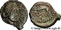 FRANCE Bronze STRATOS VELIOCASSES (Area of Norman Vexin) c. 50-40 AC. (17mm, 2,20g, 3h) -