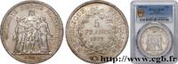 FRANCE 5 francs Hercule III REPUBLIC Bordeaux 1877 (37mm, 25g, 6h) -
