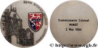 FRANCE Médaille, 23e division militaire territoriale ARMÉES 1984 (60mm, 87,61g, 12h) -