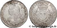 FRANCE Écu aux branches d'olivier, buste habillé LOUIS XV THE BELOVED Amiens 1734 (41mm, 29,15g, 6h) -