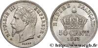 FRANCE 50 centimes Napoléon III, tête laurée SECOND EMPIRE Paris 1865 (18mm, 2,51g, 6h) -