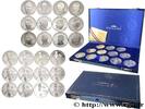 FRANCE Coffret de douze pièces de 100 Francs Belle Épreuv COMMEMORATIVE COINS MONNAIE DE PARIS 1995 (mm, g, h) -