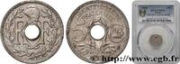 FRANCE Essai de 5 centimes Lindauer maillechort, ESSAI en III REPUBLIC Paris 1938 (17mm, 1,5g, 6h) -