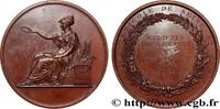 FRANCE Médaille, Comice agricole, Cultures fourragères AGRICULTURE 1848 (68,5mm, 140,45g, 12h) -