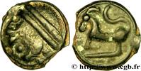 FRANCE Potin à la grosse tête GALLIA BELGICA - SEQUANI (Area of Besançon) Ier siècle avant J.-C. (18,5mm, 6,17g, 9h) -