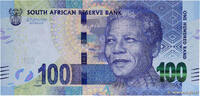 SOUTH AFRICA 100 Rand SOUTH AFRICA 100 Rand 2013 UNC -