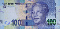 SOUTH AFRICA 100 Rand SOUTH AFRICA 100 Rand 2013 UNC -