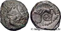 FRANCE Bronze au sanglier de Saint-André-sur-Cailly VELIOCASSES (Area of Norman Vexin) c. 60-50 AC. (14,5mm, 1,96g, 9h) -