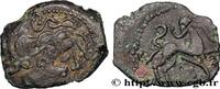 FRANCE Bronze au cheval androcéphale casqué PICTONES / CENTER WEST, Unspecified c. 80-60 AC. (17mm, 2,23g, 1h) -