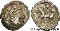 FRANCE Drachme au fleuron et à la rouelle PICTONES / BITURIGES - MID-WESTERN, Unspecified Ier siècle avant J.-C. (17mm, 2,24g, 12h) -