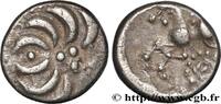 FRANCE Denier du type de Balsthal HELVETII - VINDELICI (Germania, currently South Germany) c. 80-50 AC. (12,5mm, 1,70g, 9h) -