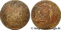 FRANCE Communauté des marchands de la Loire L'ORLÉANAIS - Noblesse et villes 1653 (27,5mm, 7,76g, 6h) -