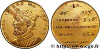 FRANCE Règne de LOUIS IV - 32 - Émission de Louis XVIII SÉRIE MÉTALLIQUE DES ROIS DE FRANCE n.d. (32,5mm, 14,22g, 12h) -