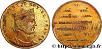 FRANCE Règne de CHILDEBERT IV - 17 - Émission de Louis XV SÉRIE MÉTALLIQUE DES ROIS DE FRANCE n.d. (32mm, 14,94g, 12h) -