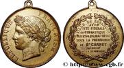 FRANCE Médaille, Fête fédérale de gymnastique de Besançon SPORTS 1890 (50,5mm, 34,55g, 12h) -