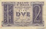 ITALY 2 Lire ITALY 2 Lire 1939 VF -