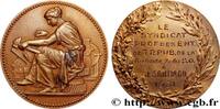 FRANCE Médaille, Syndicat des entreprises de travaux publ ASSOCIATIONS PROFESSIONNELLES - SYNDICATS 33 - Gironde 1931 (40mm, 35,52g, 12h) -