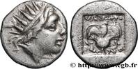 Hellenistic 2 (188 BC to 30 BC) Drachme plinthophore CARIA - CARIAN ISLANDS - RHODES Rhodes, Carie c. 88-84 AC. (14mm, 2,33g, 12h) -