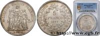 FRANCE 5 francs Hercule III REPUBLIC Bordeaux 1877 (37mm, 25g, 6h) -