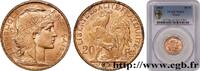 FRANCE 20 francs or Coq, Dieu protège la France III REPUBLIC Paris 1903 (21mm, 6,45g, 6h) -