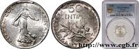 FRANCE 50 centimes Semeuse III REPUBLIC Paris 1908 (18mm, 2,5g, 6h) -
