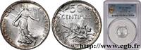 FRANCE 50 centimes Semeuse III REPUBLIC 1916 (18mm, 2,50g, 6h) -