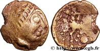 FRANCE Quart de statère d’or au cheval retourné, série A GALLIA BELGICA - LEUCI (Area of Toul) IIe - Ier siècle avant J.-C. (13mm, 1,54g, 11h) -