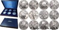 FRANCE Belle Épreuve Coffret Essais - Centenaire du Ciném COMMEMORATIVE COINS MONNAIE DE PARIS 1995 (mm, g, h) -