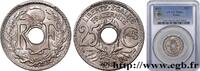 FRANCE 25 centimes Lindauer III REPUBLIC 1921 (24mm, 5g, 6h) -