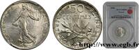 FRANCE 50 centimes Semeuse III REPUBLIC 1909 (18,22mm, 2,49g, 6h) -