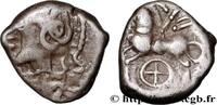 FRANCE Denier KALETEDOY à la rouelle GALLIA BELGICA - LINGONES (Area of Langres) c. 80-50 AC. (12mm, 1,93g, 7h) -