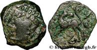 FRANCE Bronze EKPITO GALLIA BELGICA - LINGONES (Area of Langres) c.80-50 AC. (15,5mm, 2,53g, 11h) -