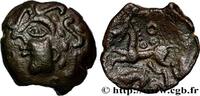 FRANCE Bronze au cheval et au sanglier GALLIA - AULERCI EBUROVICES (Area of Évreux) Évreux (27) c.60-50 AC. (17mm, 3,16g, 6h) -