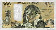 FRANCE 500 Francs PASCAL FRANCE 500 Francs PASCAL 1987 UNC- -