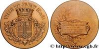 FRANCE Médaille, Concours fédéral et régional de gymnasti TROISIÈME RÉPUBLIQUE 71 - Cluny 1901 (50mm, 54,03g, 12h) -