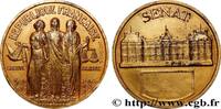 FRANCE Médaille, Sénat POLITIQUE ET POLITICIENS 1975 (49,5mm, 83,84g, 12h) -
