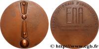 FRANCE Médaille, ENA ÉTUDES SUPÉRIEURES : ÉCOLES, INSTITUTS Monnaie de Paris 1980 (67,5mm, 152,55g, 12h) -
