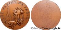 FRANCE Médaille, Les varois de Paris CINQUIÈME RÉPUBLIQUE Monnaie de Paris 1987 (59mm, 102,64g, 12h) -