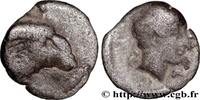 Classic 1 (480 BC to 400 BC) Hemiobole CARIA - ANONYMOUS Halicarnasse, Carie c. 395-377 AC. (8mm, 0,38g, 3h) -