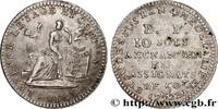 FRANCE 10 sols de Lefèvre Lesage et Cie REVOLUTION COINAGE / CONFIANCE (MONNAIES DE…) Paris 1792 (20,5mm, 1,67g, 6h) -