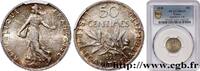 FRANCE 50 centimes Semeuse III REPUBLIC Paris 1898 (18mm, 2,5g, 6h) -